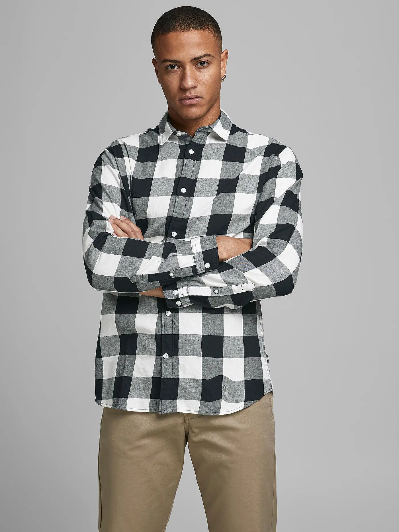 JACK & JONES | Hemd Slim Fit JJEGINGHAM | 